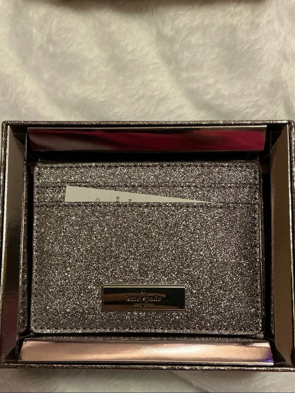 kate spade compact glitter